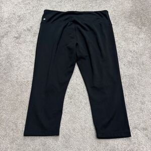 Zella Live In High Waist Capri Compression Leggings Womens XXL Black Yoga 34x20